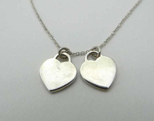 ティファニー リターントゥ ダブルハート ペンダント ネックレス SV925 ティファニーブルー×シルバー<USED>【送料無料】 < ブランド  ティファニー リターントゥ ダブルハート ペンダント ネックレス SV925 ティファニーブルー×シルバー<USED>【送料無料】 < ブランドの