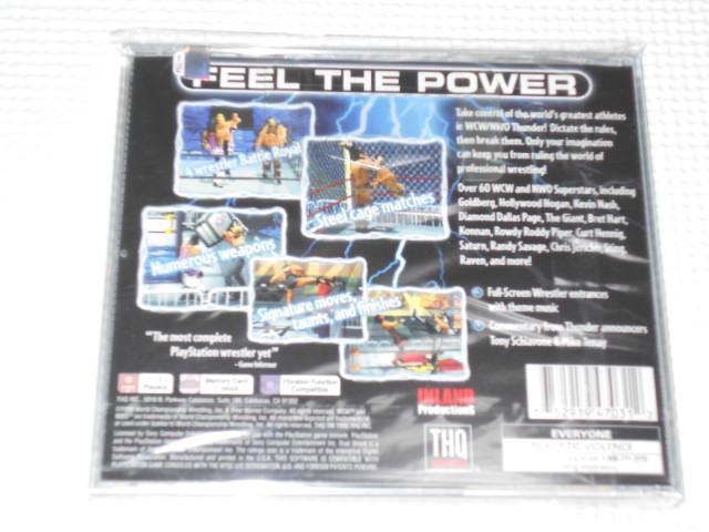 PS★WCW NWO THUNDER 海外版 北米版 管理番号3★新品未開封 < ゲーム本体/ソフト  PS★WCW NWO THUNDER 海外版 北米版 管理番号3★新品未開封 < ゲーム本体/ソフトの