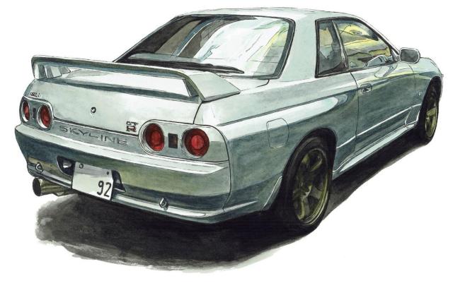 NC-1413スカイライン/GT-R R32限定版画サイン有額装済作家平右ヱ門 < 自動車/バイク NC-1413スカイライン/GT-R R32限定版画サイン有額装済作家平右ヱ門 < 自動車/バイク