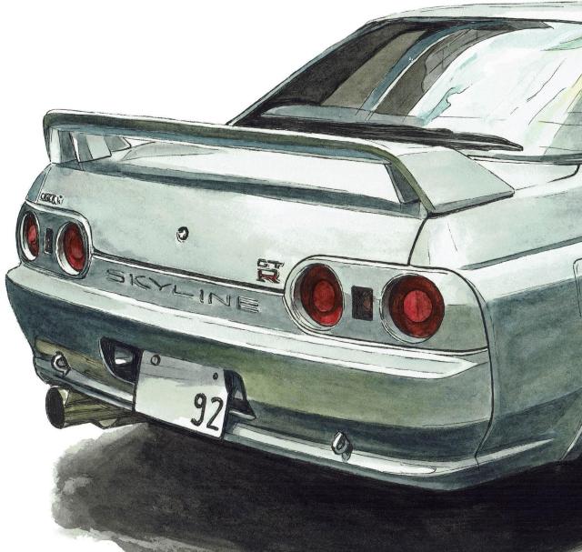 NC-1413スカイライン/GT-R R32限定版画サイン有額装済作家平右ヱ門 < 自動車/バイク NC-1413スカイライン/GT-R R32限定版画サイン有額装済作家平右ヱ門 < 自動車/バイク