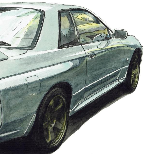 NC-1413スカイライン/GT-R R32限定版画サイン有額装済作家平右ヱ門 < 自動車/バイク NC-1413スカイライン/GT-R R32限定版画サイン有額装済作家平右ヱ門 < 自動車/バイク