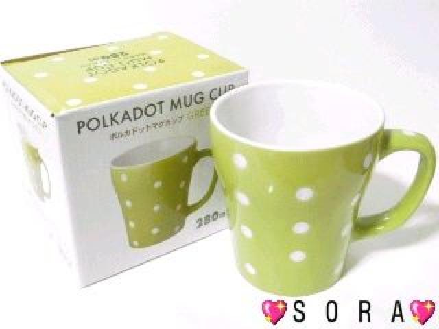 【ポルカドット】陶器製 マグカップ 箱付 < インテリア/ライフ  【ポルカドット】陶器製 マグカップ 箱付  < インテリア/ライフの
