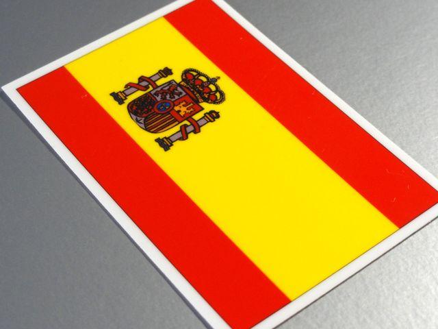 1□スペイン国旗ステッカー☆1枚即買☆ < レジャー/スポーツ 1□スペイン国旗ステッカー☆1枚即買☆ < レジャー/スポーツの