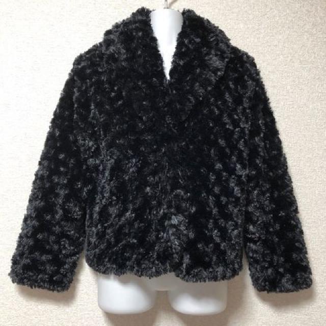 【新品】ヘチマカラーフワモコ♪エコファージャケット < 女性ファッション  【新品】ヘチマカラーフワモコ♪エコファージャケット < 女性ファッションの
