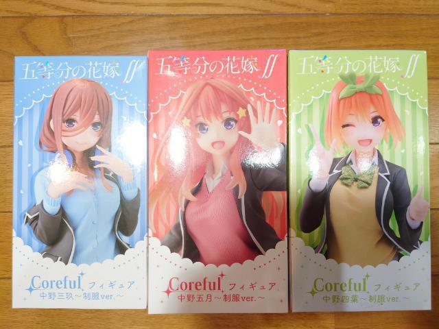 ★3点セット!五等分の花嫁Corefulフィギュア★中野三玖/四葉/五月★未開封品★TAITO★ < ホビー  ★3点セット!五等分の花嫁Corefulフィギュア★中野三玖/四葉/五月★未開封品★TAITO★  < ホビーの