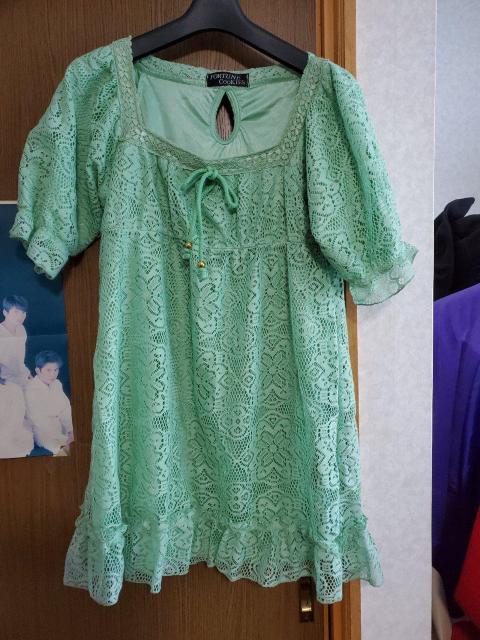 新品緑色ワンピーストップス < 女性ファッション  新品緑色ワンピーストップス  < 女性ファッションの