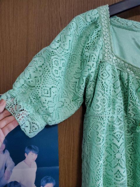 新品緑色ワンピーストップス < 女性ファッション  新品緑色ワンピーストップス < 女性ファッションの