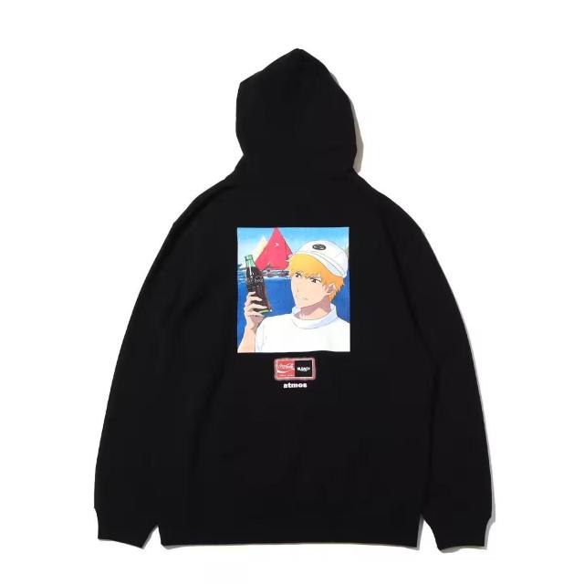 新品 ATMOS アトモス COCA-COLA × BLEACH M プルオーバースウェットパーカー コカコーラ ブリーチ黒崎一護 < ブランド  新品 ATMOS アトモス COCA-COLA × BLEACH M プルオーバースウェットパーカー コカコーラ ブリーチ黒崎一護  < ブランドの