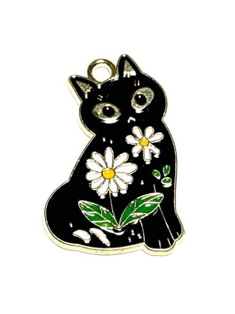 768 お花とネコ 1個 エナメルパーツ アクセサリーチャーム ねこ猫 金属パーツ < ペット/手芸/園芸 768 お花とネコ 1個 エナメルパーツ アクセサリーチャーム ねこ猫 金属パーツ < ペット/手芸/園芸の