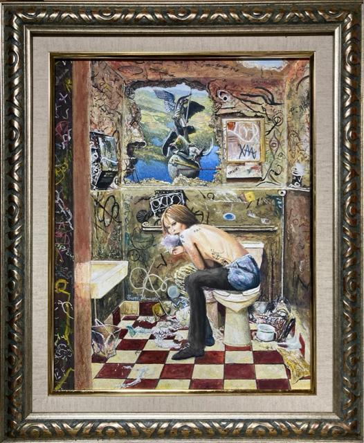 絵画 水彩画 ガッシュ水彩・透明水彩『治外法権 壱』新品 真作保証 原画 < ホビー 絵画 水彩画 ガッシュ水彩・透明水彩『治外法権 壱』新品 真作保証 原画 < ホビーの