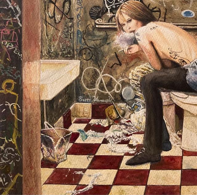 絵画 水彩画 ガッシュ水彩・透明水彩『治外法権 壱』新品 真作保証 原画 < ホビー 絵画 水彩画 ガッシュ水彩・透明水彩『治外法権 壱』新品 真作保証 原画 < ホビーの