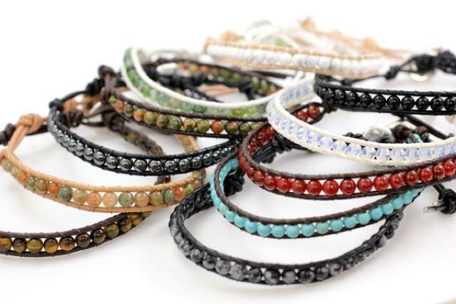大人気♪天然石ラップブレス1連タイプPSレザーブレス < 女性アクセサリー/時計  大人気♪天然石ラップブレス1連タイプPSレザーブレス < 女性アクセサリー/時計の