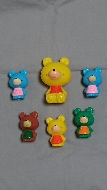 ☆非売品☆ゼリア☆くまちゃん☆フィギュア×1☆指人形×5☆6点セット☆ < ホビー  ☆非売品☆ゼリア☆くまちゃん☆フィギュア×1☆指人形×5☆6点セット☆  < ホビーの