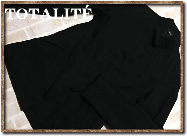 トータリテ ナイロン比翼ジャケット 黒 < ブランド  トータリテ ナイロン比翼ジャケット 黒  < ブランドの