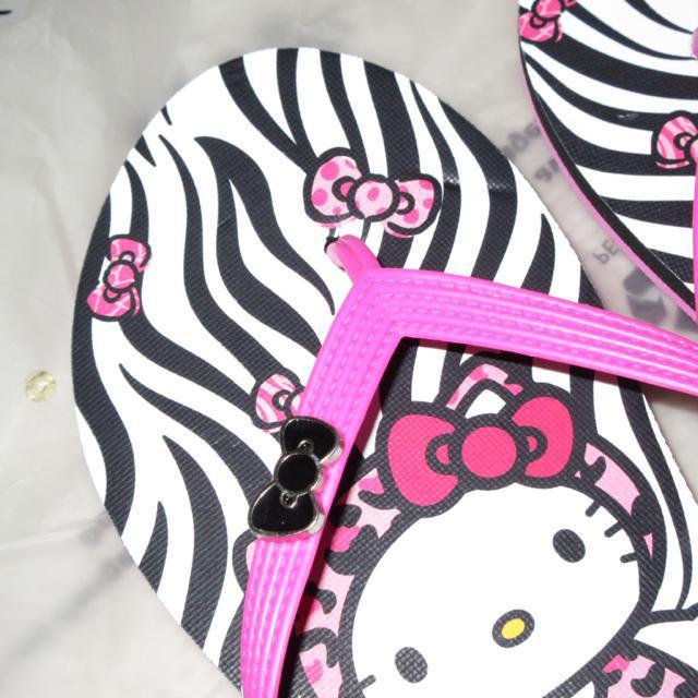 未使用☆SHEIN×ハローキティ*ビーチサンダル*夏用*ゼブラ柄 < おもちゃ  未使用☆SHEIN×ハローキティ*ビーチサンダル*夏用*ゼブラ柄 < おもちゃの