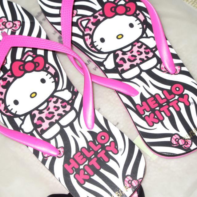 未使用☆SHEIN×ハローキティ*ビーチサンダル*夏用*ゼブラ柄 < おもちゃ  未使用☆SHEIN×ハローキティ*ビーチサンダル*夏用*ゼブラ柄 < おもちゃの
