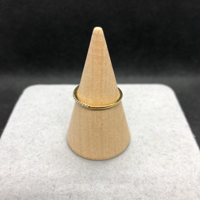 即決 SV925 ゴールドカラー リング 指輪 13号 < 女性アクセサリー/時計  即決 SV925 ゴールドカラー リング 指輪 13号 < 女性アクセサリー/時計の