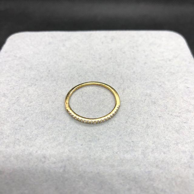 即決 SV925 ゴールドカラー リング 指輪 13号 < 女性アクセサリー/時計  即決 SV925 ゴールドカラー リング 指輪 13号 < 女性アクセサリー/時計の