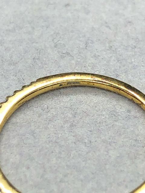 即決 SV925 ゴールドカラー リング 指輪 13号 < 女性アクセサリー/時計  即決 SV925 ゴールドカラー リング 指輪 13号 < 女性アクセサリー/時計の