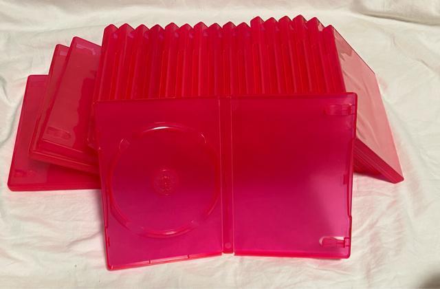 DVD空ケース ピンク色透明 20枚 未使用品 < CD/DVD/ビデオ  DVD空ケース ピンク色透明 20枚 未使用品  < CD/DVD/ビデオの