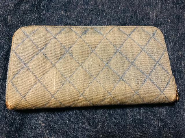 CHANEL シャネル デニム 財布 ラウンドファスナー スペイン製 レザー メンズ レディース < ブランド  CHANEL シャネル デニム 財布 ラウンドファスナー スペイン製 レザー メンズ レディース < ブランドの