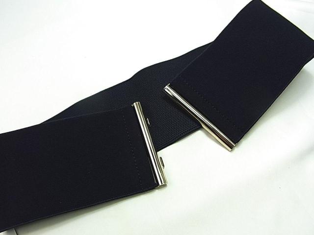 500円スタ★新品 伸縮性あり ウエストベルト ブラック シルバー金具 < 女性ファッション  500円スタ★新品 伸縮性あり ウエストベルト ブラック シルバー金具 < 女性ファッションの