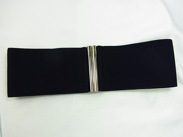 500円スタ★新品 伸縮性あり ウエストベルト ブラック シルバー金具 < 女性ファッション  500円スタ★新品 伸縮性あり ウエストベルト ブラック シルバー金具 < 女性ファッションの