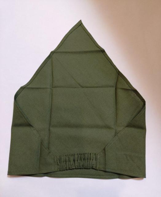 【送料無料】ハンドメイド ゴム入り 大人用三角巾 無地 カーキ 料理 調理実習 中学生 高校生 < 女性ファッション 【送料無料】ハンドメイド ゴム入り 大人用三角巾 無地 カーキ 料理 調理実習 中学生 高校生 < 女性ファッションの