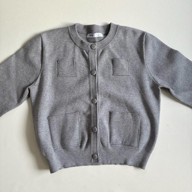 �����i��ZARA���v���[���j�b�g�W���P�b�g �p�f�b�h�V�����_�[���O���[��L �� �u�����h�� 