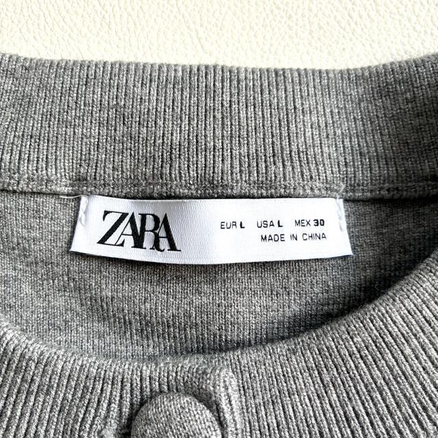 �����i��ZARA���v���[���j�b�g�W���P�b�g �p�f�b�h�V�����_�[���O���[��L �� �u�����h�� 