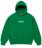 Supreme Box Logo Hooded Sweatshirt グリーンM
