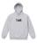 CHANGE FROM APE TO HUMAN BOXLOGO Hooded Sweatshirt(Grey)