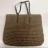 新品 かごトートバック 茶色