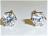 新品未使用K18 18金 スタッド ピアス ダイヤ0.139ct 0.126ct