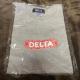 LIMITED OFFER DELTA DECK LOGO TEE GREY~RED