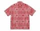 Supreme Tray Jacquard S/S Shirt Red
