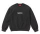 Supreme Washed Box Logo Crewneck Black