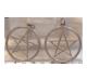 AzureGreen: Pentacle pendant & earring