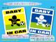 ��BABY IN CAR�X�e�b�J�[ �T�b�J�[�o�[�W�������ԁ@�Ԃ����