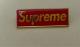 Supreme Box Logo Pin Badge Red �S�[���h �s���o�b�W