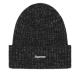Supreme Overdyed Beanie Metallic Black