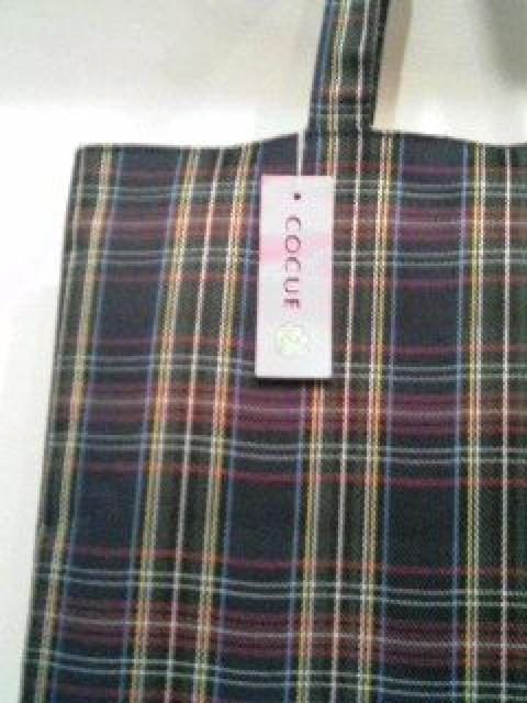 ◆コキュ(COCUE)◆新品◆トートバッグ◆タータンチェック◆ < ブランド ◆コキュ(COCUE)◆新品◆トートバッグ◆タータンチェック◆ < ブランドの
